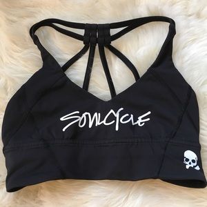 Lululemon SoulCycle Free To Be Sports Bra Black 6